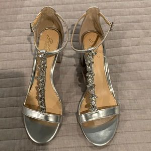 Badgley Mischka Silver Dress shoes